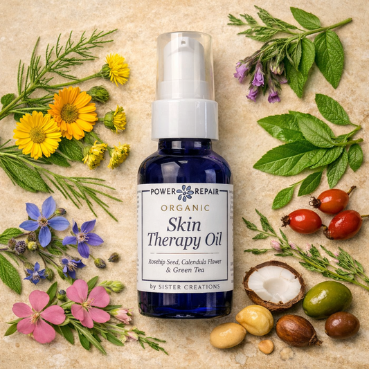 Super Salve Co Organic Botanical Face Oil with Rosehip & Calendula – 1 oz