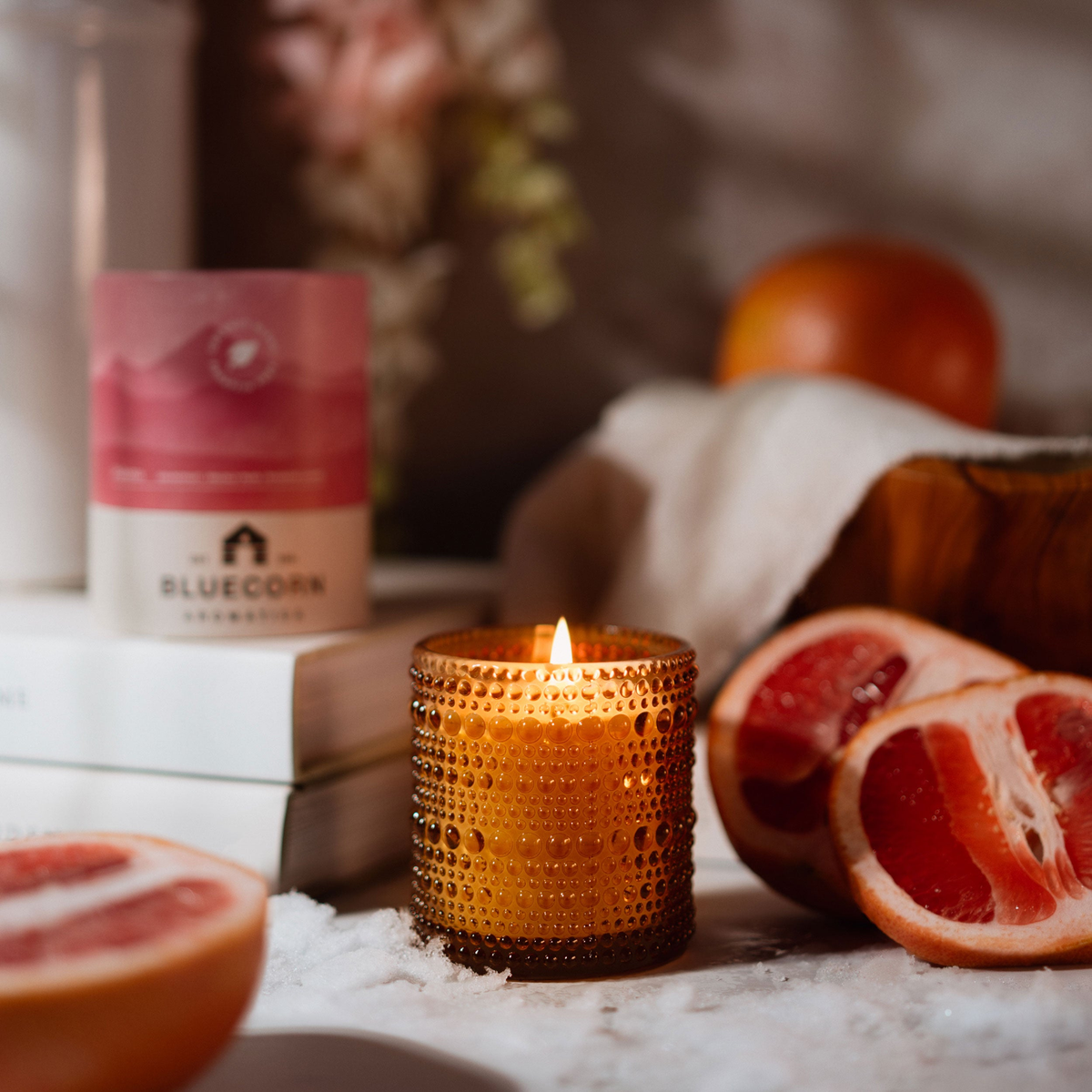 nontoxic scented candles to buy online from bluecorn candles