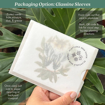 Meadowlark & Prairie Orchid | Plantable Herb Seed Card