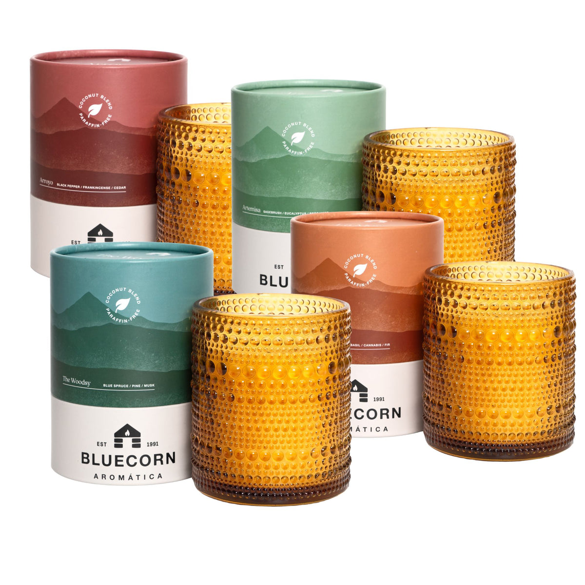discount bulk scented candles bundle bluecorn candles handmade in usa western scents - candle gift set	