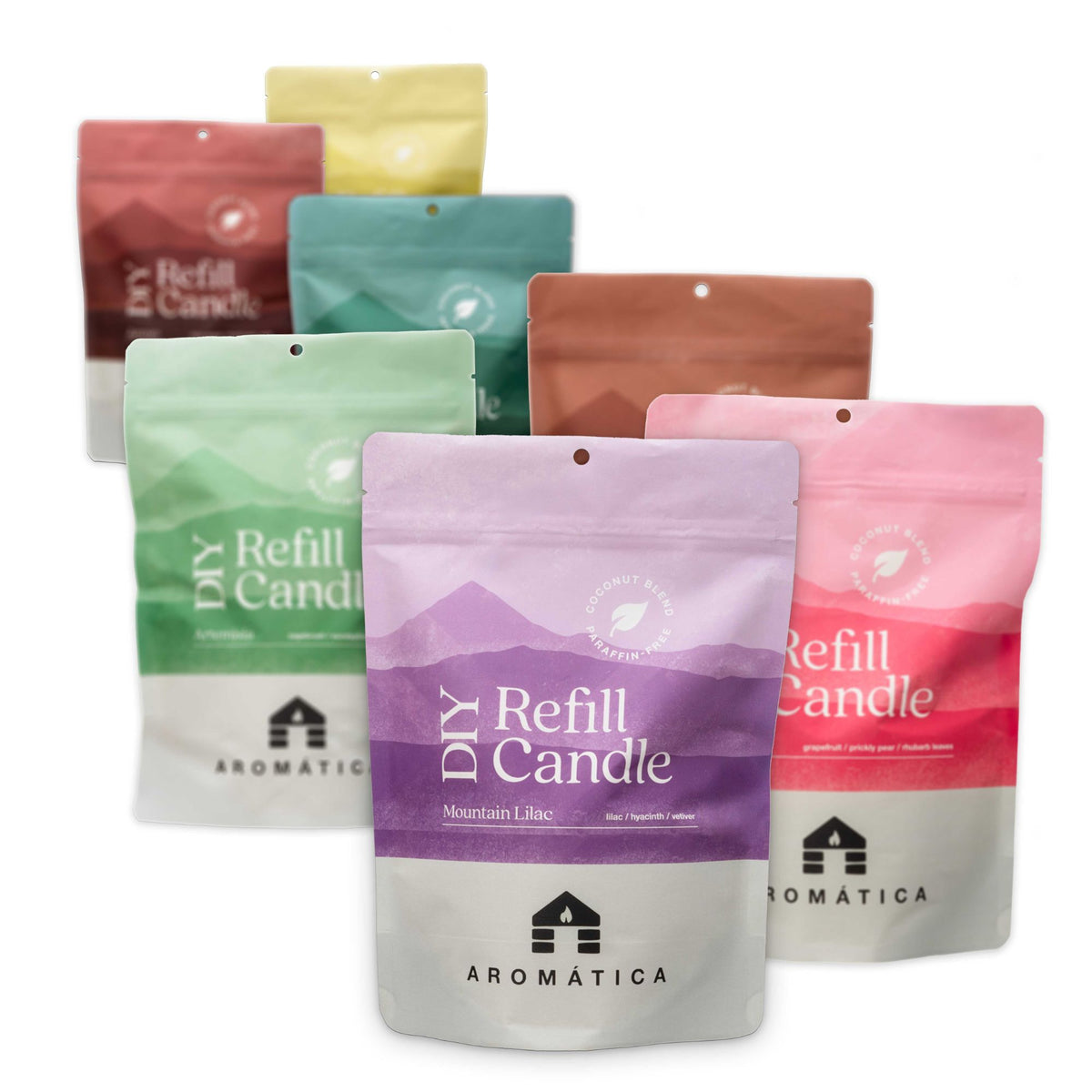 zero-waste scented candle refill kits diy fully home compostable bluecorn aromática scented candles