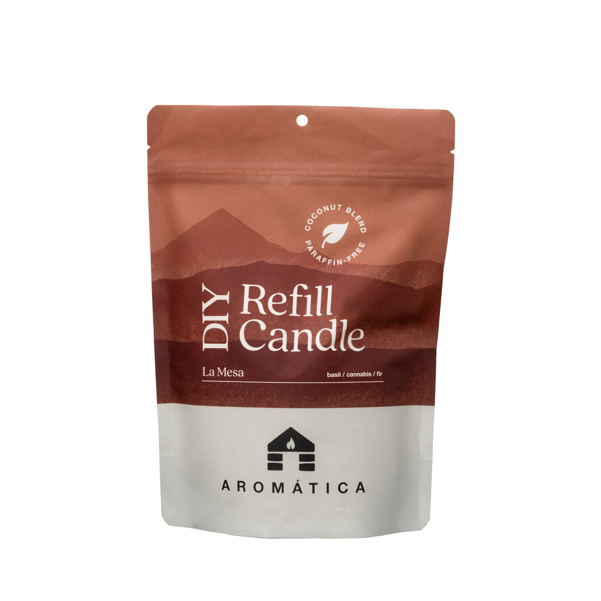 la mesa cannabis scented candle refill  bluecorn aromática