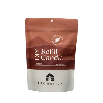 la mesa cannabis scented candle refill  bluecorn aromática