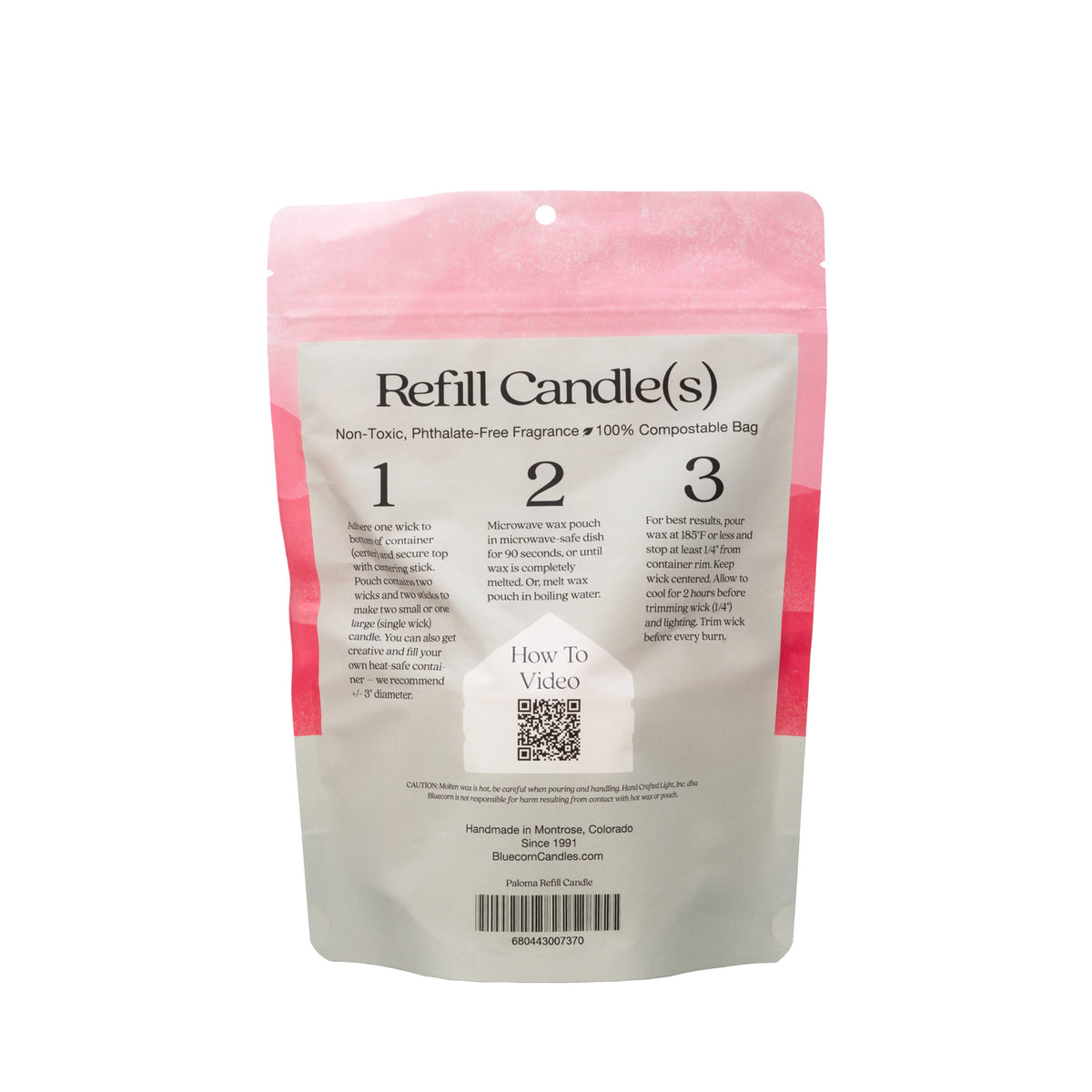 How to refill a candle jar with the Paloma Aromática refill kit