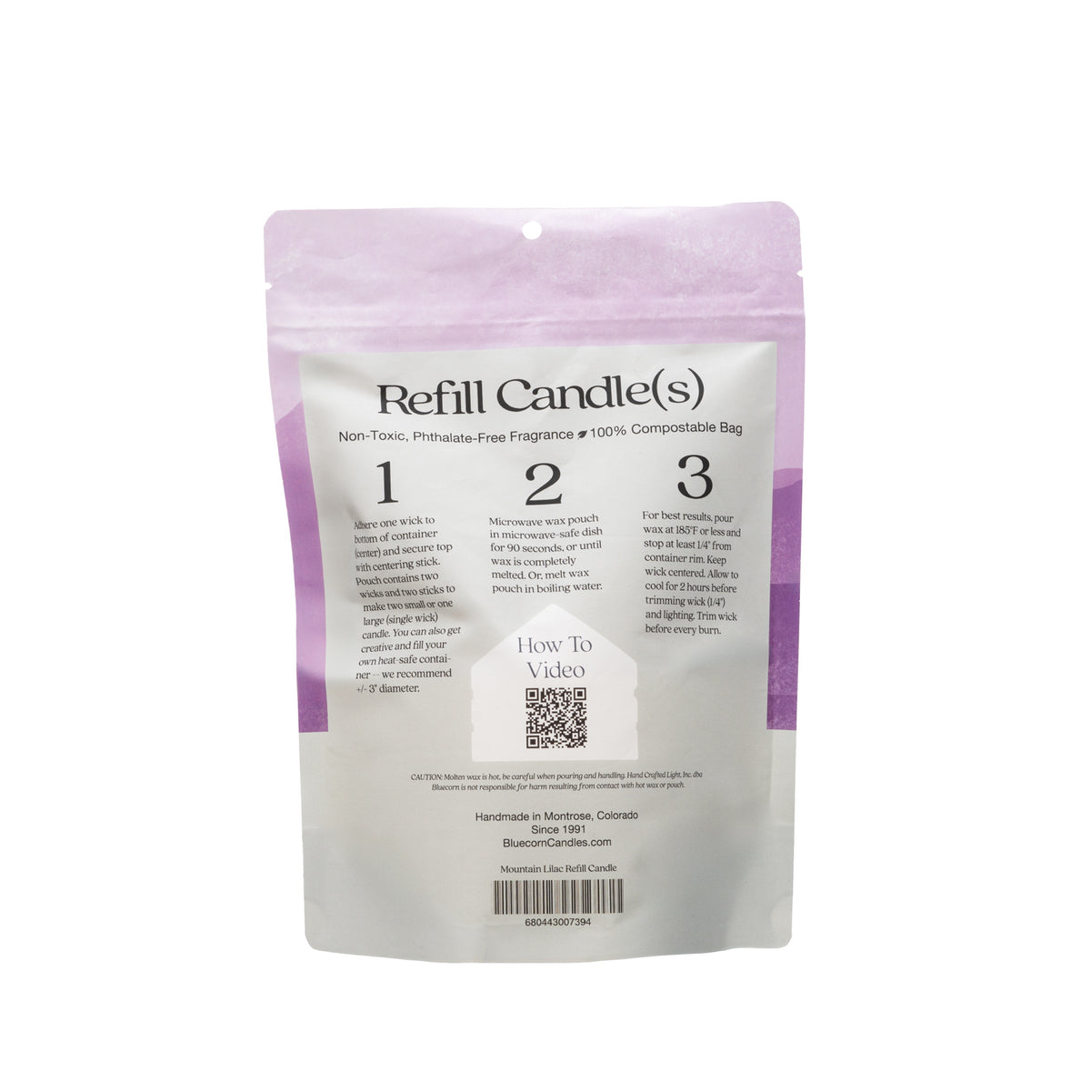How to refill a candle jar with the Mountain Lilac Aromática refill kit