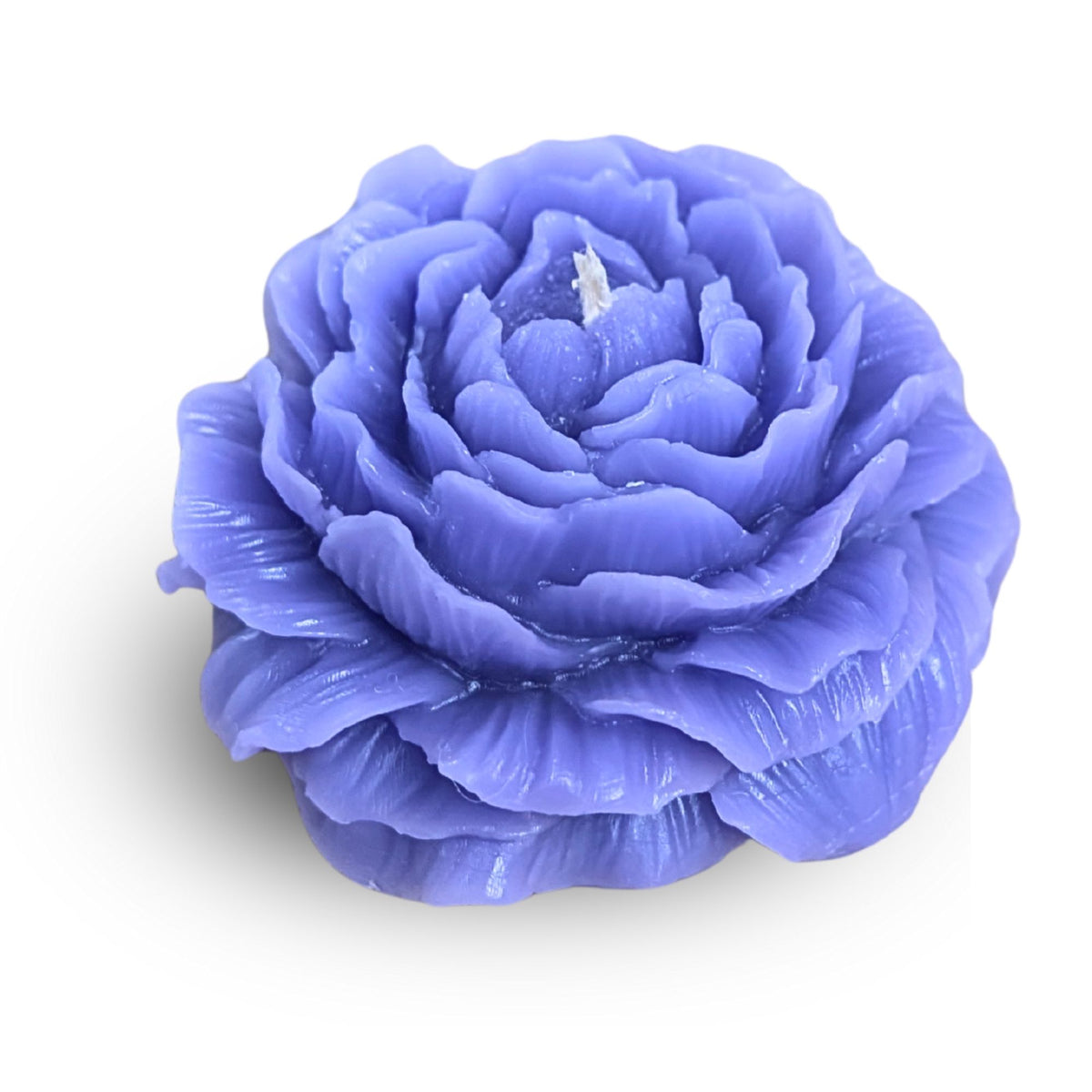 Lilac Peony Shaped Candle