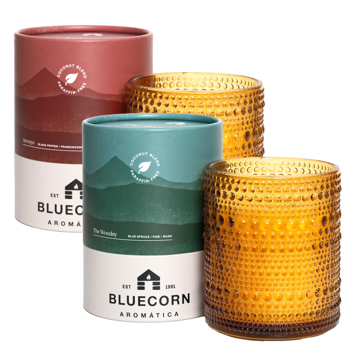 warming spice winter scented candle pine scented candle bluecorn aromatica coconut wax nontoxic scented candles handmade in usa