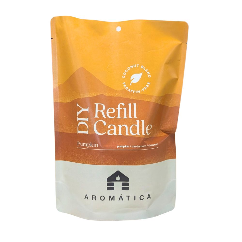 Pumpkin DIY candle refill kit from Bluecorn Candles