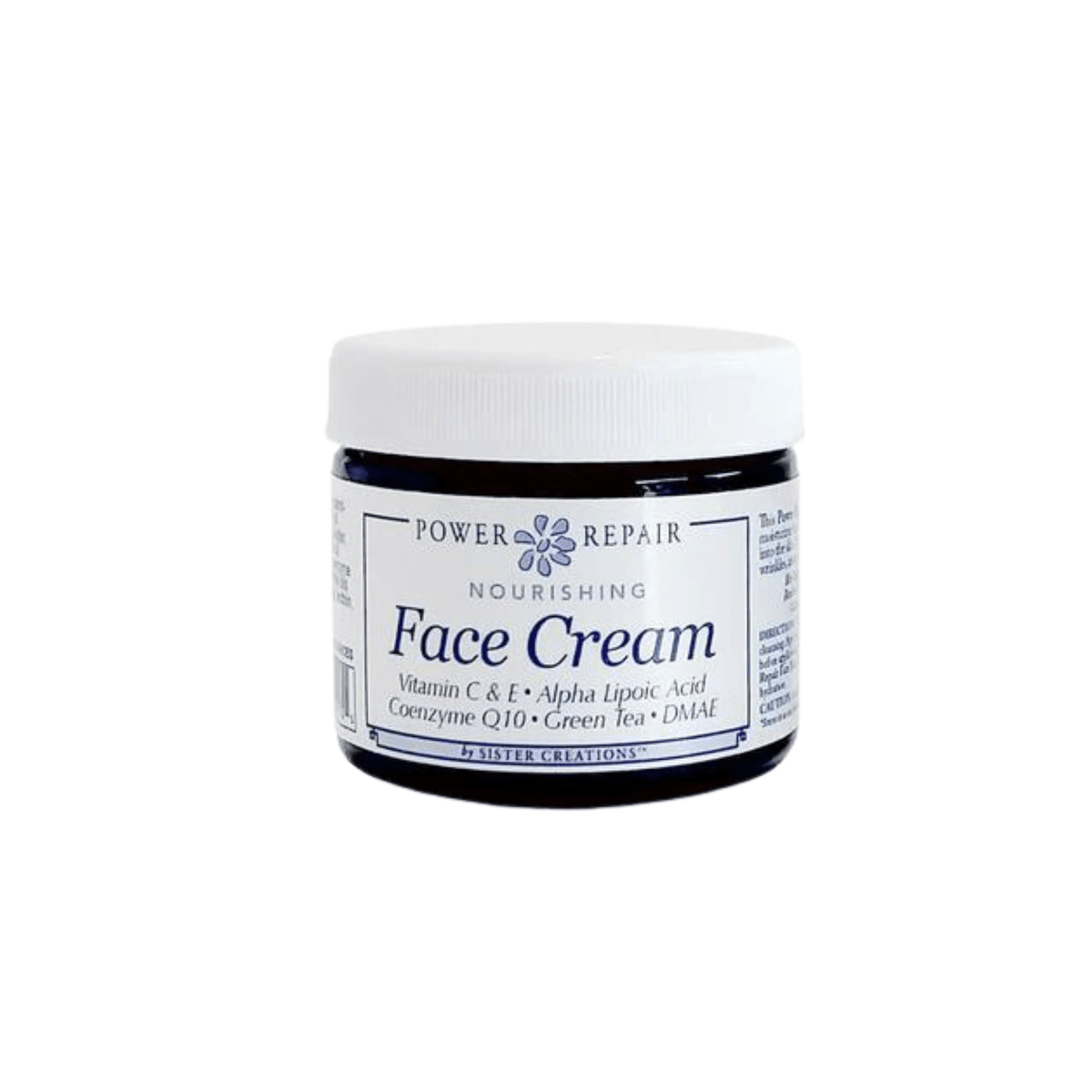 Super Salve Co botanical face cream in a glass jar