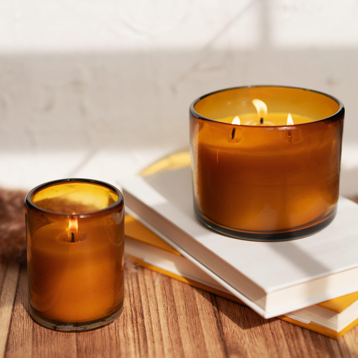 NEW Refill Candle - Pure Beeswax Candle for Blown Glass - Bluecorn Candles