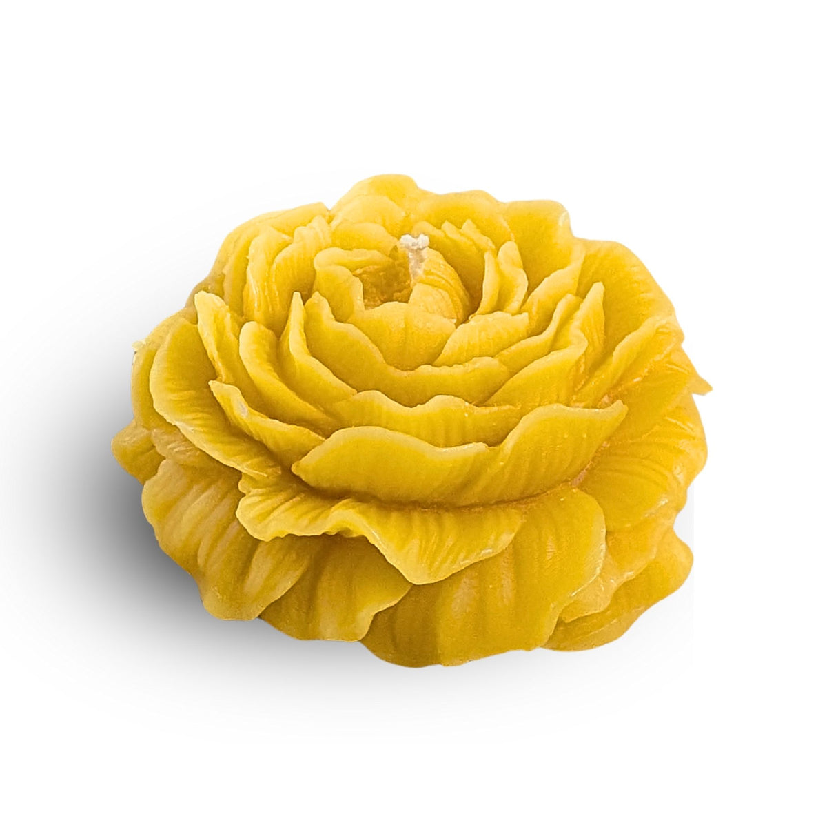 Raw Peony Shaped Candle