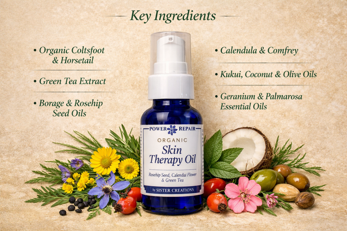 Super Salve Co Organic Botanical Face Oil with Rosehip & Calendula – 1 oz